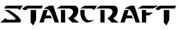 Starcraft font