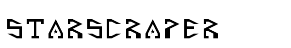 Starscraper font