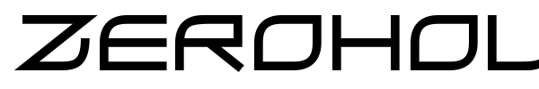 ZeroHour font