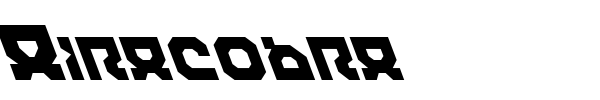 Airacobra font