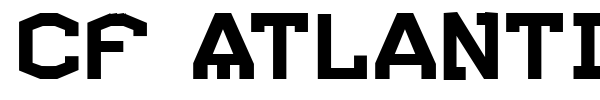 CF Atlantide font