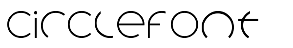 Circlefont font