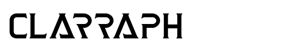 Clarraph font