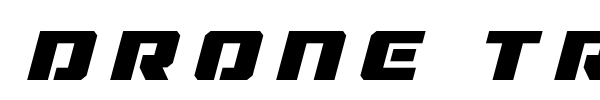 Drone Tracker font