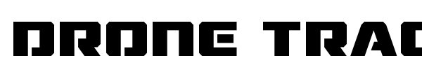 Drone Tracker font preview