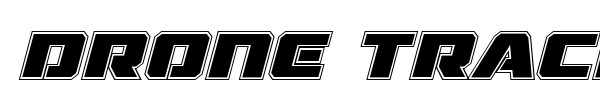 Drone Tracker font preview