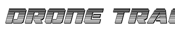 Drone Tracker font preview