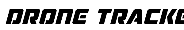 Drone Tracker font preview