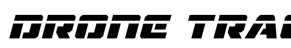 Drone Tracker font preview