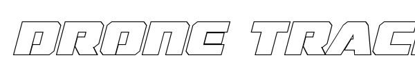 Drone Tracker font preview