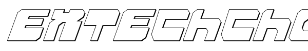 Extechchop font