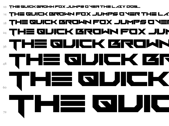 FoughtKnight Victory font waterfall