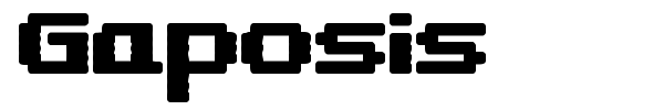 Gaposis font