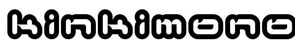 Kinkimono font preview