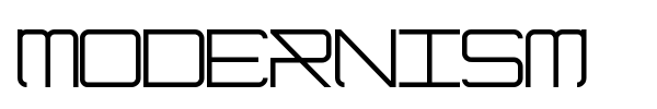 Modernism font