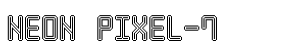Neon Pixel-7 font
