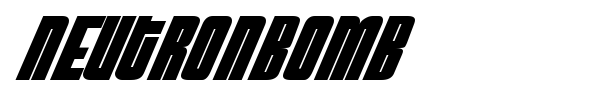 NeutronBomb font