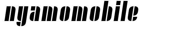 Nyamomobile font