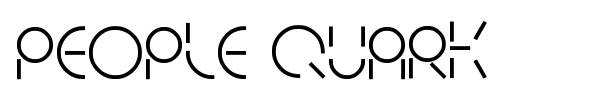 People Quark font