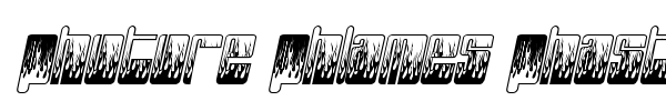 Phuture Phlames Phast font