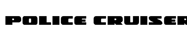 Police Cruiser font preview