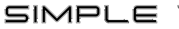 Simple Tech font