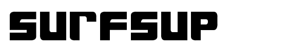SurfsUp font