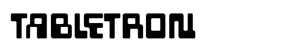 Tabletron font
