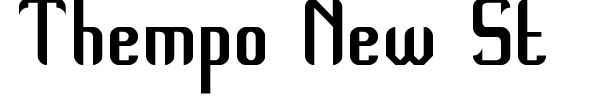 Thempo New St font
