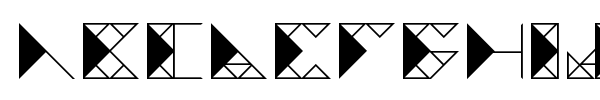 Triangle Futura font