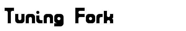 Tuning Fork font