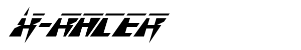 X-Racer font