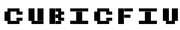 CubicFive font