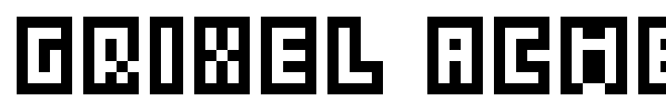Grixel Acme 5 CompCapsO font