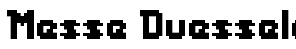 Messe Duesseldorf font
