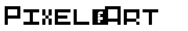 Pixel-Art font