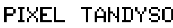 Pixel Tandysoft font