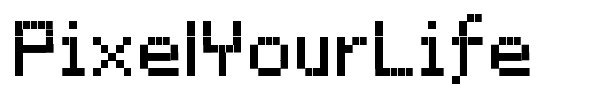 PixelYourLife font