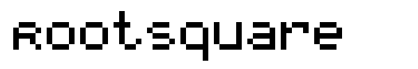 RootSquare font