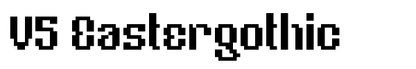 V5 Eastergothic font