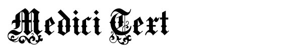 Medici Text font