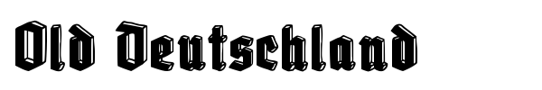 Old Deutschland font