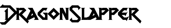 DragonSlapper font