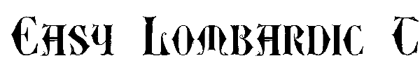 Easy Lombardic Two font