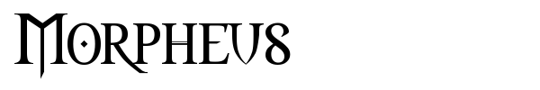 Morpheus font
