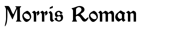 Morris Roman font preview
