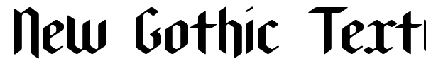 New Gothic Textura font