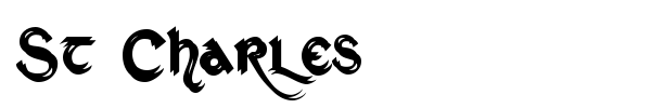 St Charles font preview