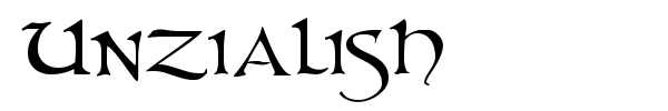 Unzialish font