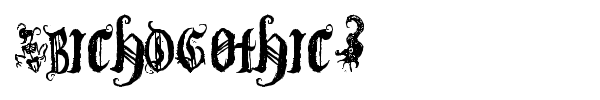 (BichOGothic) font